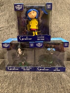 Fly Guys Coraline Vinyl Figures Full Set Of 3